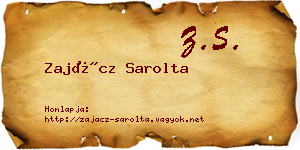 Zajácz Sarolta névjegykártya